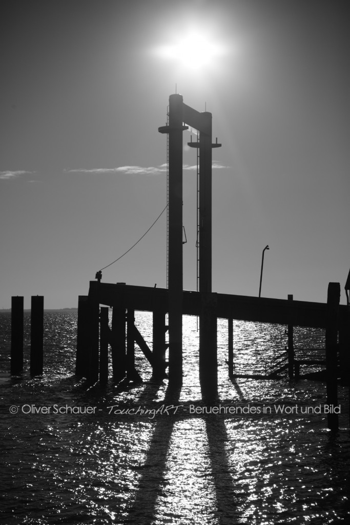 Fähranleger im Watt